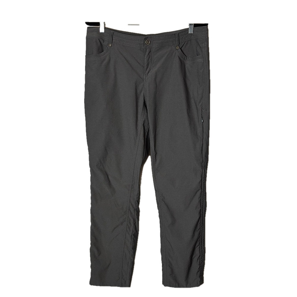 Kuhl Gray Straight Leg Pants Smooth Fabric